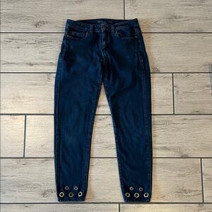 Michael Kors Women's Dark Blue Skinny Jeans